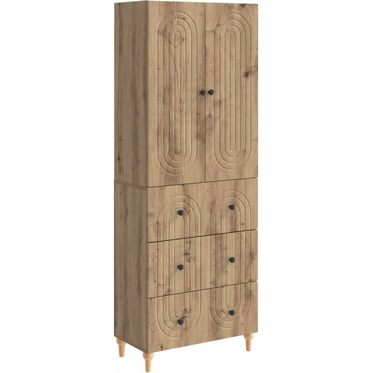vidaXL Schrankset 2 pcs 66 x 34,5 x 90 cm Holzwerkstoff 3416465 – Bild 1