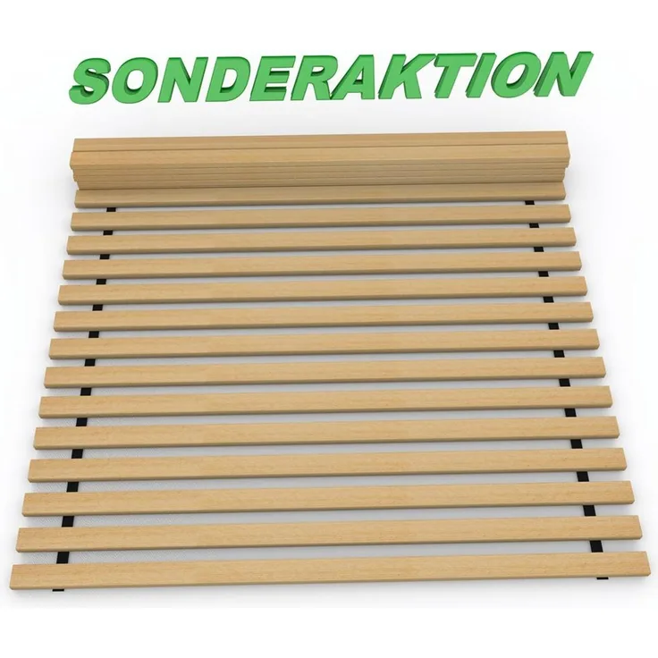 Rollrost Lattenrost SONDERAKTION stabiler astfreier Bettrost 140x200cm Latten 24x50mm