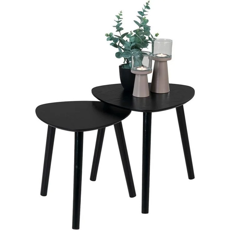 Beistelltisch 2er-Set Svenja / 300.001748, Schwarz – Bild 1
