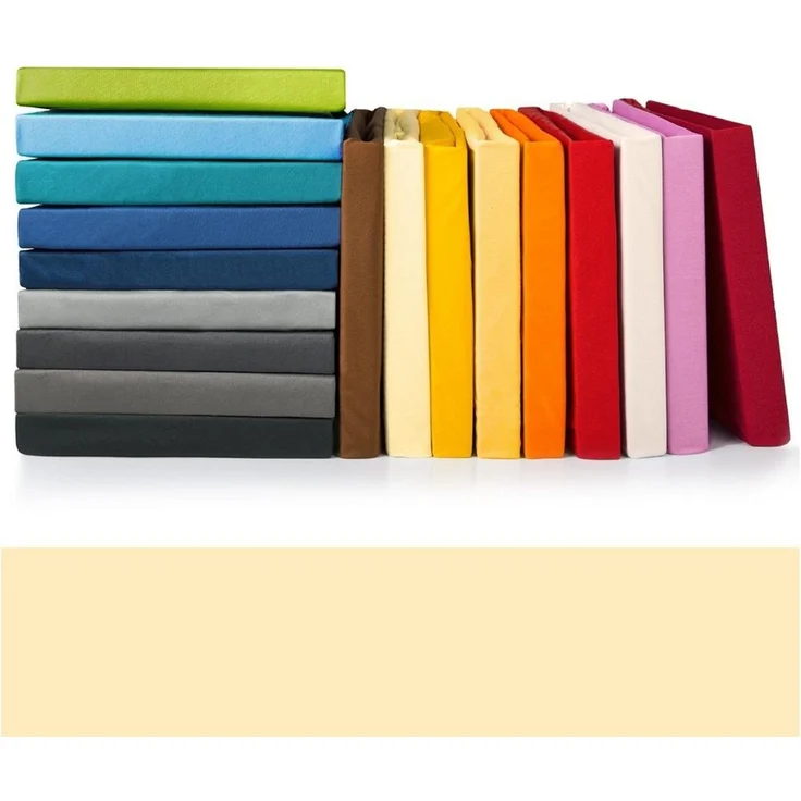 CelinaTex Spannbettlaken Jade Spannbetttuch Mikrofaser 90x200-100x200cm natur, Polyester, (1 Stück), allergikergeeignet,atmungsaktiv,bügelfrei,dauerelastisch und weich – Bild 2