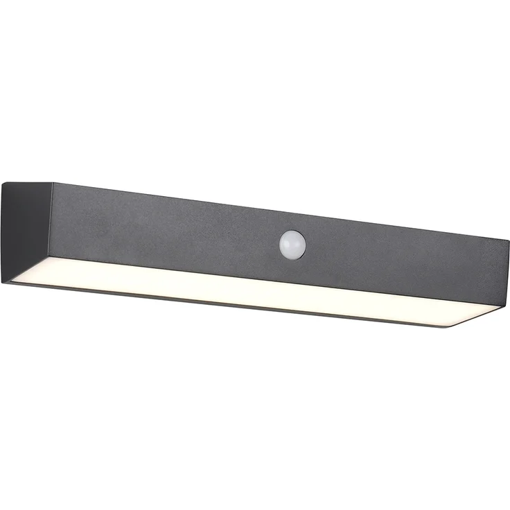 Solar Wandleuchte SILVES auch per USB aufladbar mit Bewegungsmelder, Breite 30cm – Bild 2