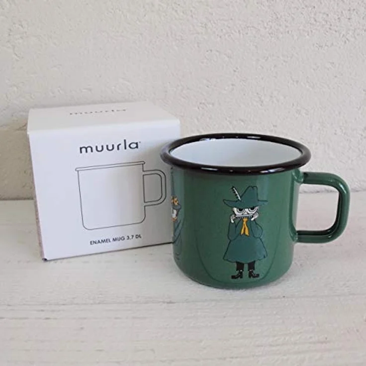 Muurla Kinderbecher Tasse Mumins Snufkin Grün (370 ml) – Bild 7