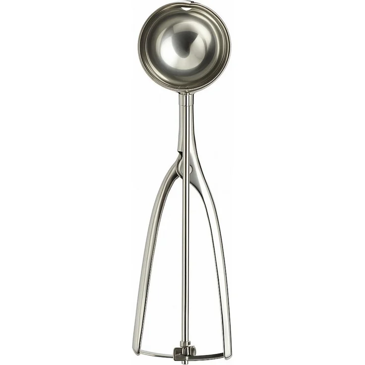 Koopman Eisportionierer Eiskugelformer Edelstahl 22 cm Eislöffel Kugelformer Eiskugeln, Ø 5cm, Edelstahl, Hebelmechanismus, Gastronomie, Eiskugelportionierer – Bild 3