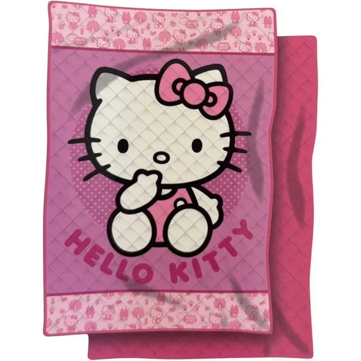 Hello Kitty Steppdecke Bettdecke 250x150 cm Magische Tagesdecke für Mädchen – Bild 1