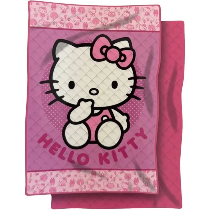 Hello Kitty Steppdecke Bettdecke 250x150 cm Magische Tagesdecke für Mädchen