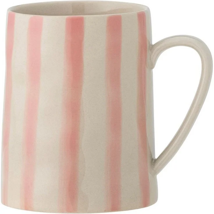 Bloomingville Tasse Bloomingville Begonia Becher, Rose, 440 ml, Steingut – Bild 1