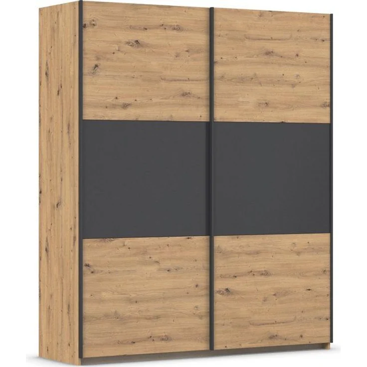 rauch Schwebetürenschrank Kleiderschrank Schrank Garderobe Garderobenschrank Wäscheschrank NEO (in 3 verschiedenen Ausstattungen BASIC/CLASSIC/PREMIUM) mit großzügigem Stauraum und vielfältigen Farbkombinationen – Bild 4