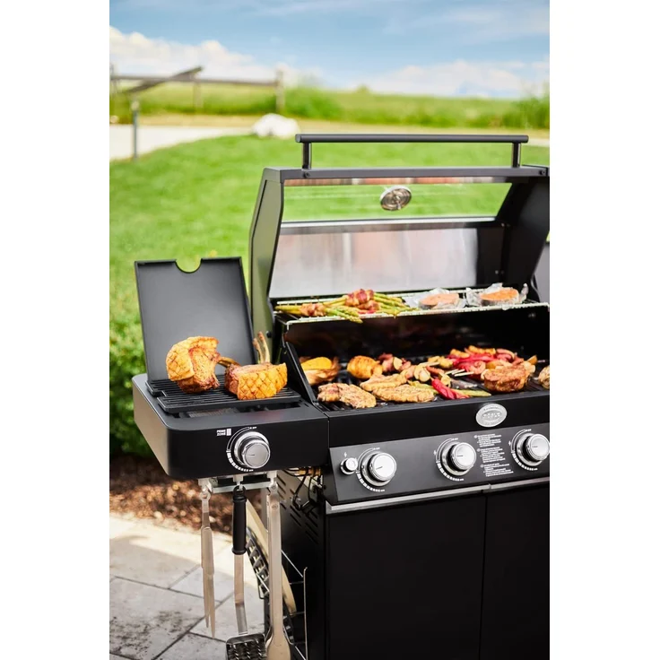 Rösle 'Videro' Grillrost Primezone, emaillierter Gusseisen schwarz, 24x29 cm – Bild 3