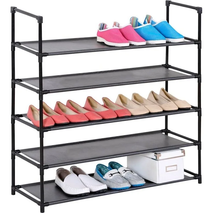 IDIMEX Schuhregal WILLY, Schuhaufbewahrung 5 Böden, einfaches Stecksystem für 20 Paar Schuhe