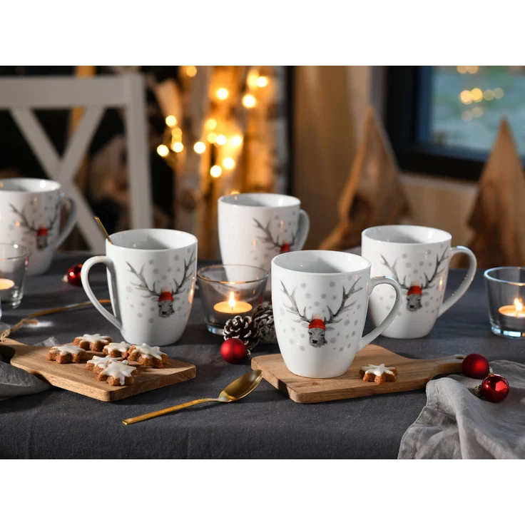 Hirsch (Form Luna), Kaffeebecher 6-tlg (mo) – Bild 3