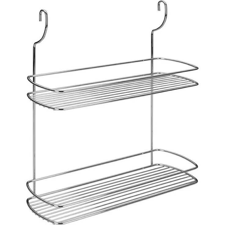 METALTEX 350314 Lonardo Vorratsregal, 2 Etagen / Relingsystem – Bild 1