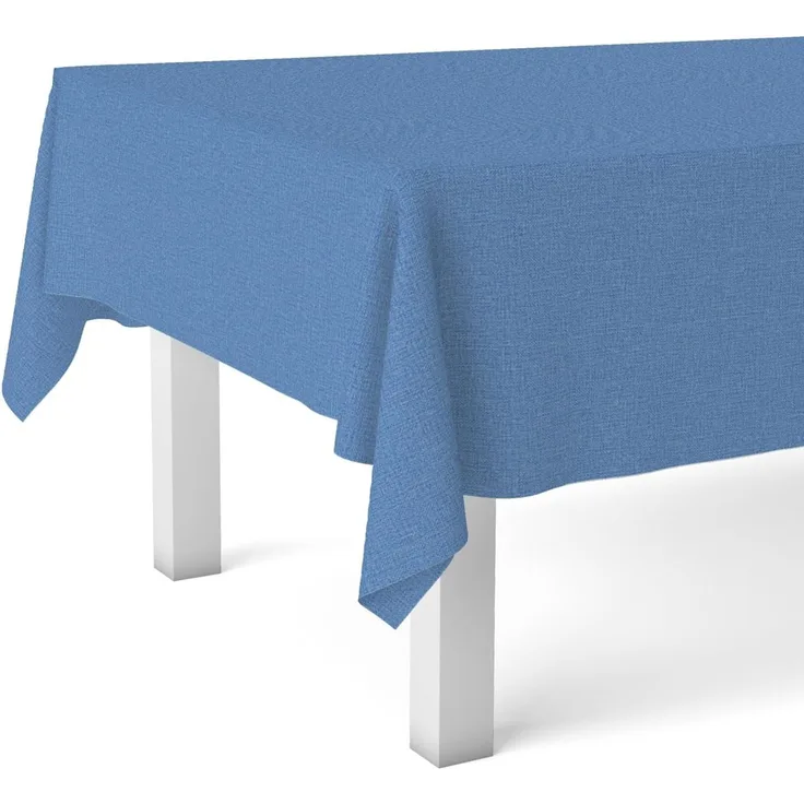 Martina Home Tischdecke, Wachstuch, TER, Blau, 220x140 cm