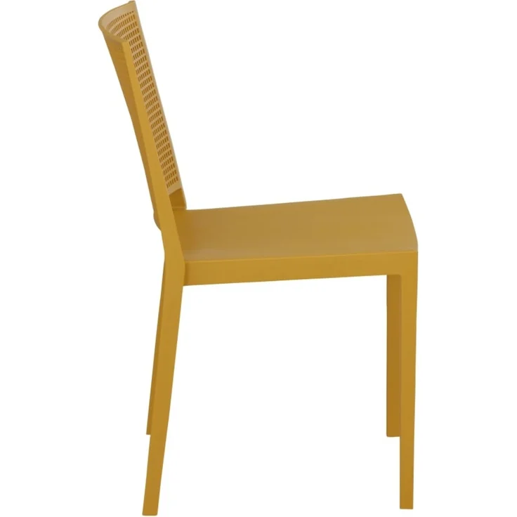 Siena Garden Square Stapelstuhl - Polypropylen mustard – Bild 2