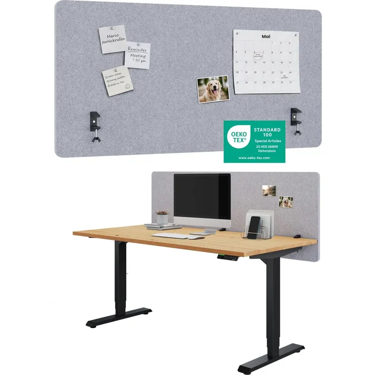 Ergotopia Focus Pure Schreibtisch Trennwand
