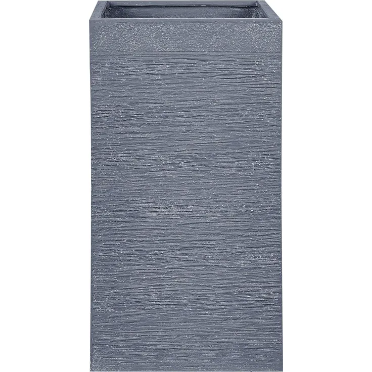 Blumentopf grau quadratisch 40 x 40 x 77 cm DION