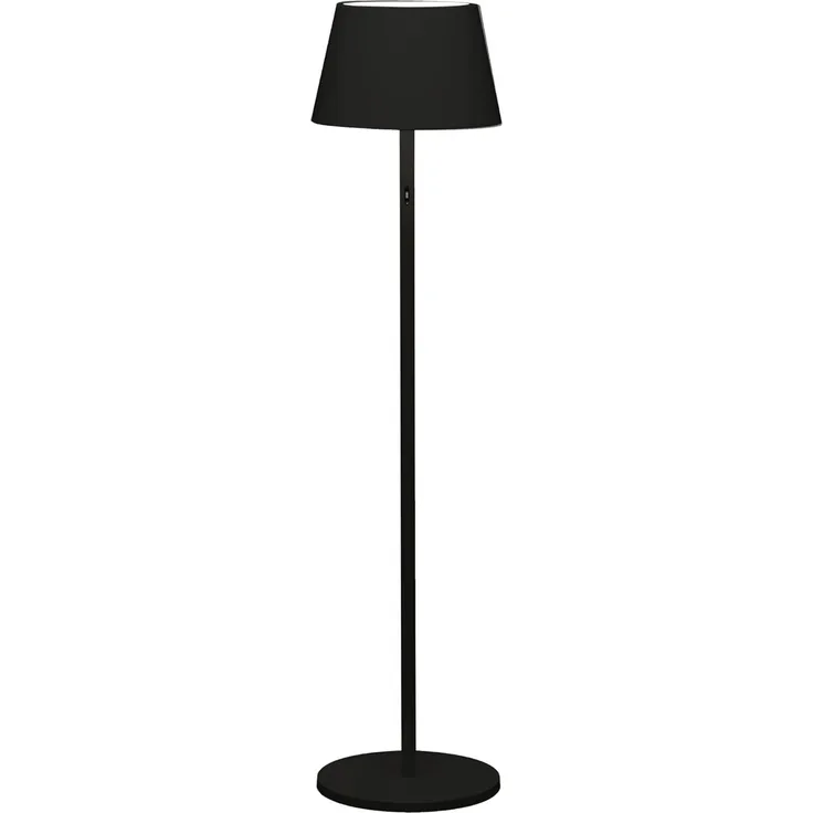 4in1 Akku Outdoor Stehleuchte POMEZIA mit RGB Farbwechsel, Schwarz, H:150cm