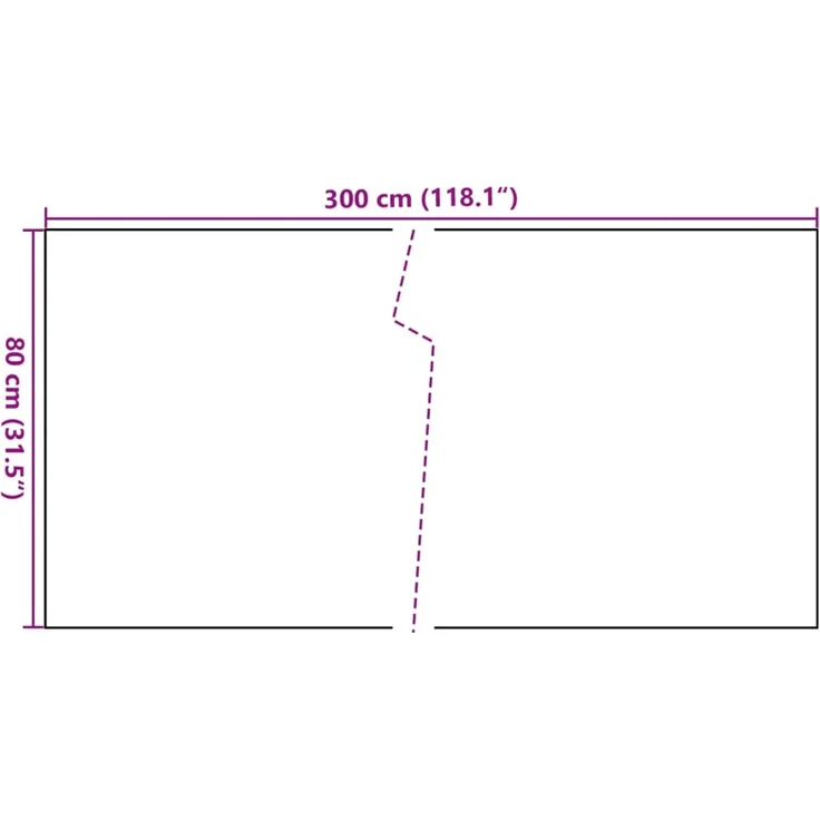 vidaXL Balkon-Sichtschutz Anthrazit 300x80 cm Poly Rattan 156235 – Bild 8