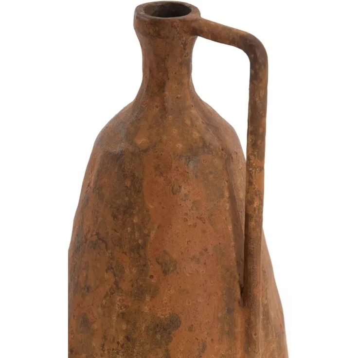 Dekovase Vase OSTRA von Light & Living Blumenvase 16,5x17x35 cm Rost – Bild 2