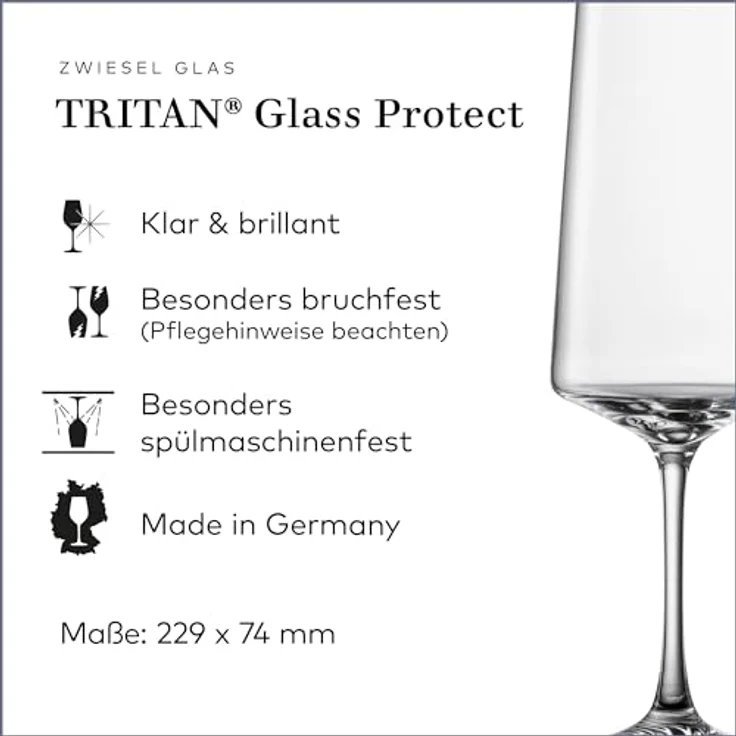 Zwiesel Glas ECHO Champagnerglas 395 ml 4er Set – Bild 3