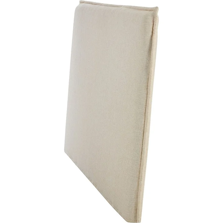 Vente-unique - Bettkopfteil – Abnehmbarer Bezug – 170 cm – Baumwolle & Leinen – Beige – TAHIME – Bild 6
