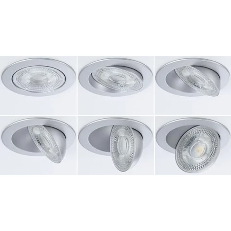 Paulmann 92256 LED Einbauleuchte White Select Aumus 3er-Set Chrom 3 Step Dimmbar – Bild 10