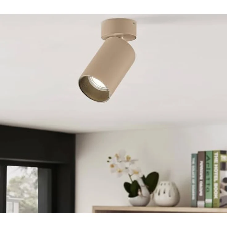 Arcchio Strahler Brinja, Modern Deckenlampe aus braunem Aluminium, 1-flammig, GU10, Flurleuchte – Bild 2