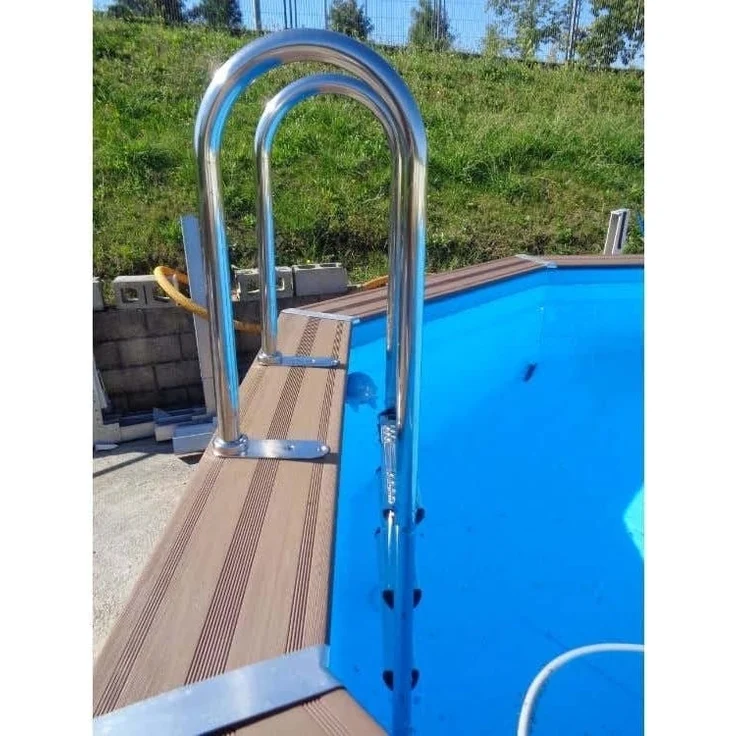 Gre Pools WPC Pool Kreta Pool aus Holz/Kunststoff in Grau – Bild 4