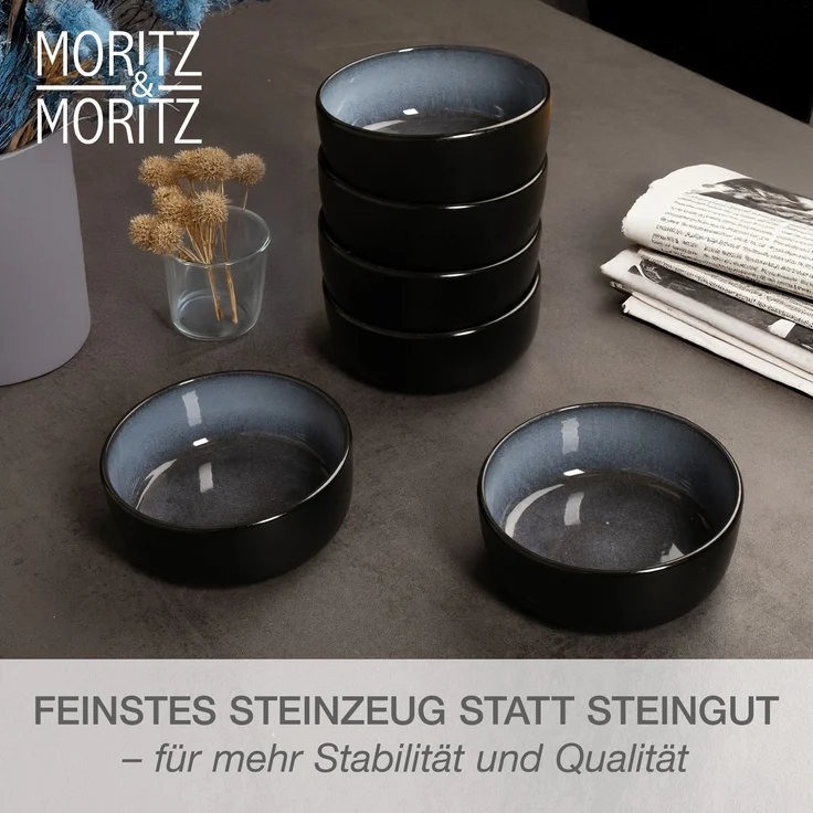 Moritz & Moritz VIDA Müslibowl 6 tlg. blau – Bild 5