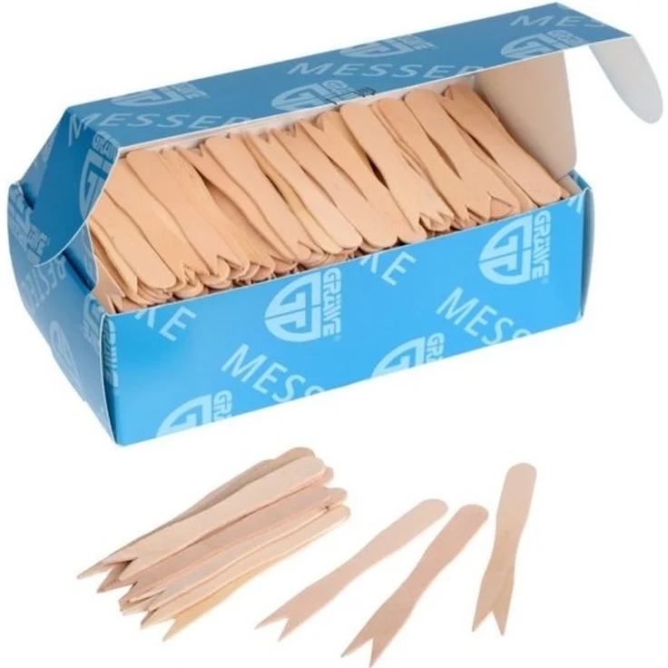 Einwegbesteck - Pommes Frites Gabeln, 85 mm lang, 500 Stück – Bild 2