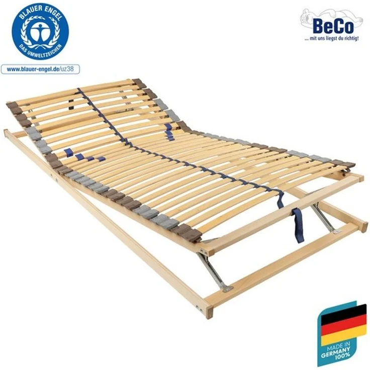 Lattenrost Blue Star KF, Beco, Kopfteil manuell verstellbar, Fußteil manuell verstellbar, ausgezeichnet mit dem Blauen Engel – Bild 4