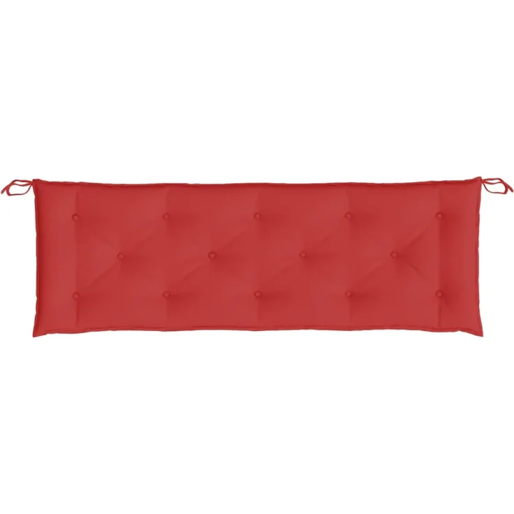 vidaXL Gartenbank-Auflagen 2 Stk. Rot 150x50x7 cm Oxford-Gewebe 361703 – Bild 5
