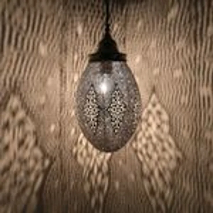 Orientalische Silberlampe Sanan – Bild 1