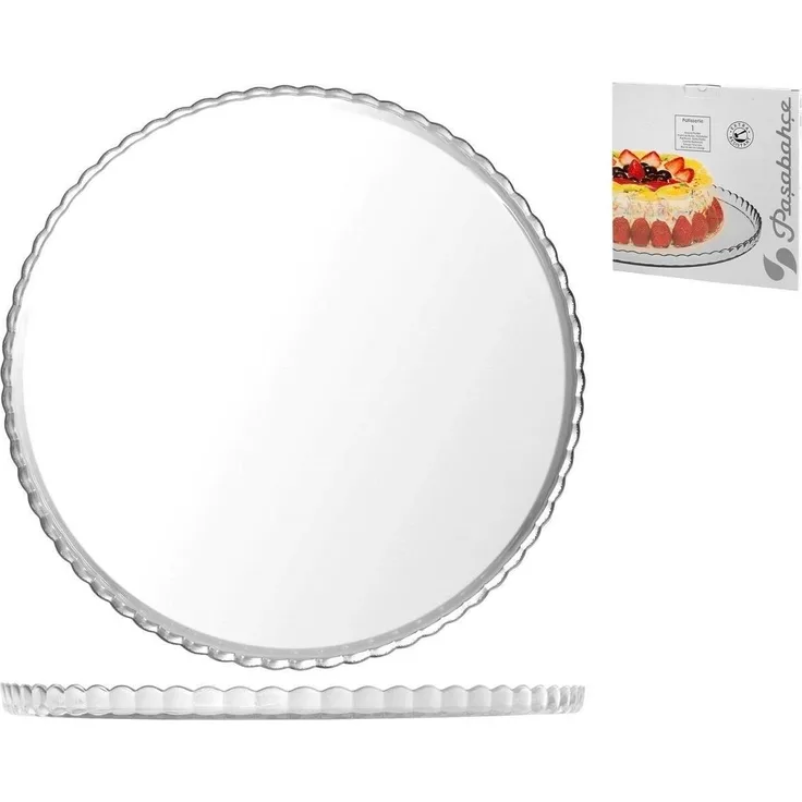 Pasabahce Servierplatte Pasabahce Patisserie Servierplatte, Glas, (Packung)
