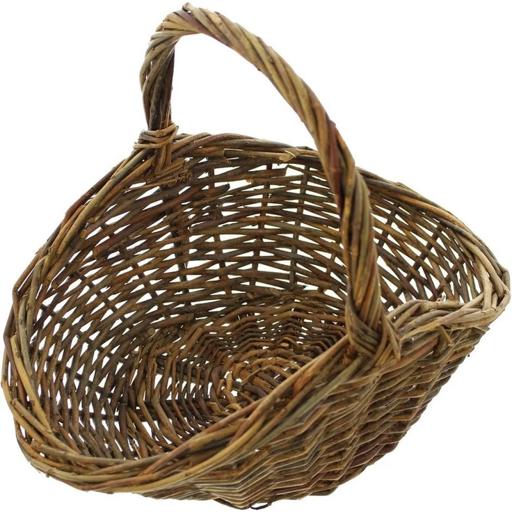 Bügelkorb Natur, klein Korb Erntekorb Einkaufskorb Tragekorb Korb Pilzkorb – Bild 2