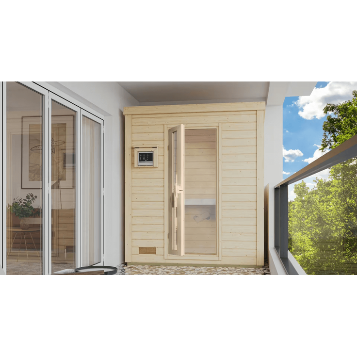 Karibu Sauna Hytti 0 naturbelassen ohne Ofen – Bild 3