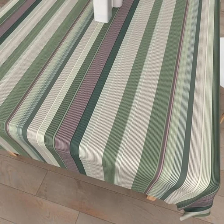 Soleil d'ocre Bayaderes Tischdecke, Bedruckt, schmutzabweisend, rechteckig, 140 x 200 cm, Khaki – Bild 2
