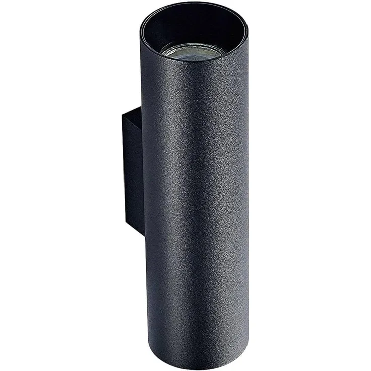 Arcchio Wandleuchte Brinja, Metall, Schwarz IP20, 2 x 10 W LED