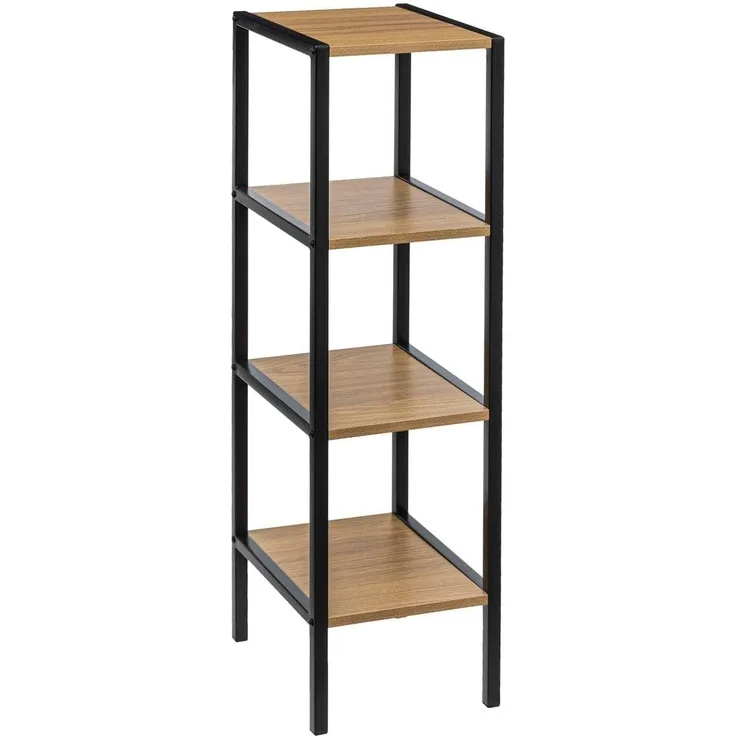 Badregal schmal im Loft-Stil, 28 cm breit
