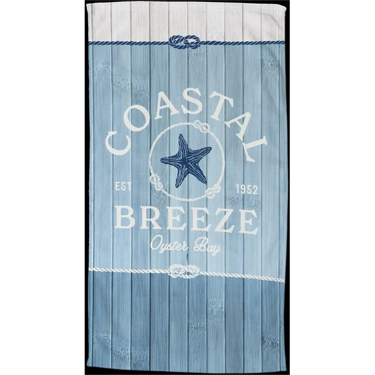 good morning Strandtuch Breeze, Velours (Packung, 1-St), Mikrofaser, Velours, Strandtuch, saugfähig, leicht, 100x180