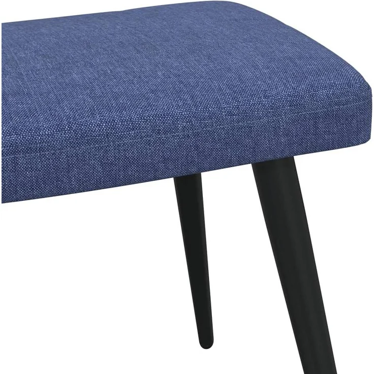 vidaXL Relaxsessel mit Hocker Blau Stoff [327956] – Bild 12
