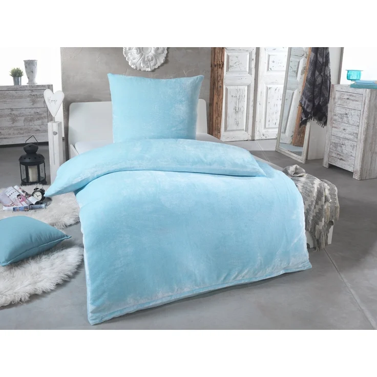 Malika Bettwäsche 135x200 + 80x80 cm Cashmere Touch Bettwäsche, atmungsaktiv, Mikrofaser, 2 teilig, Für Allergiker geeignet, pflegeleicht, angenehm weicher Stoff – Bild 3