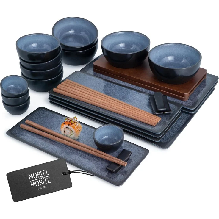 Moritz & Moritz VIDA 29tlg Sushi Set Blau – Bild 1