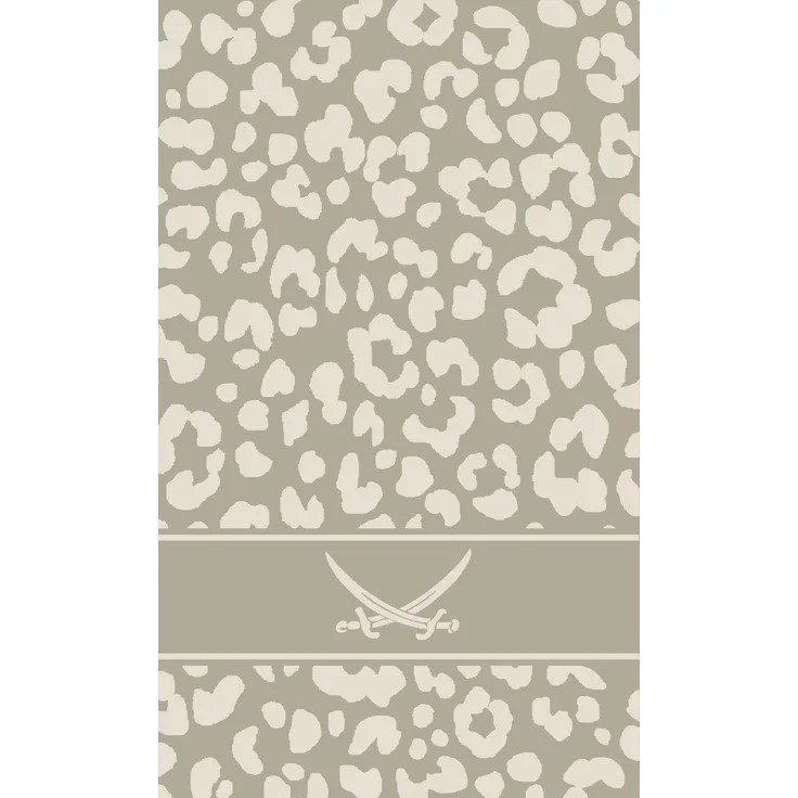 Badematte SANSIBAR LEO LB 70x120 cm braun Badteppich Badvorleger Duschvorleger Duschmatte Badeteppich