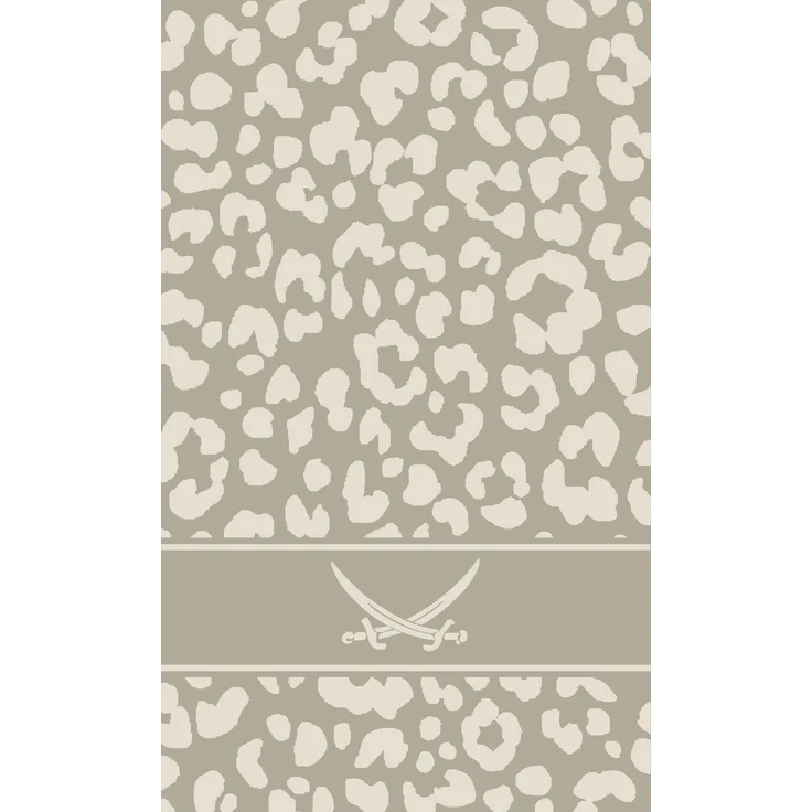 Badematte SANSIBAR LEO LB 70x120 cm braun Badteppich Badvorleger Duschvorleger Duschmatte Badeteppich