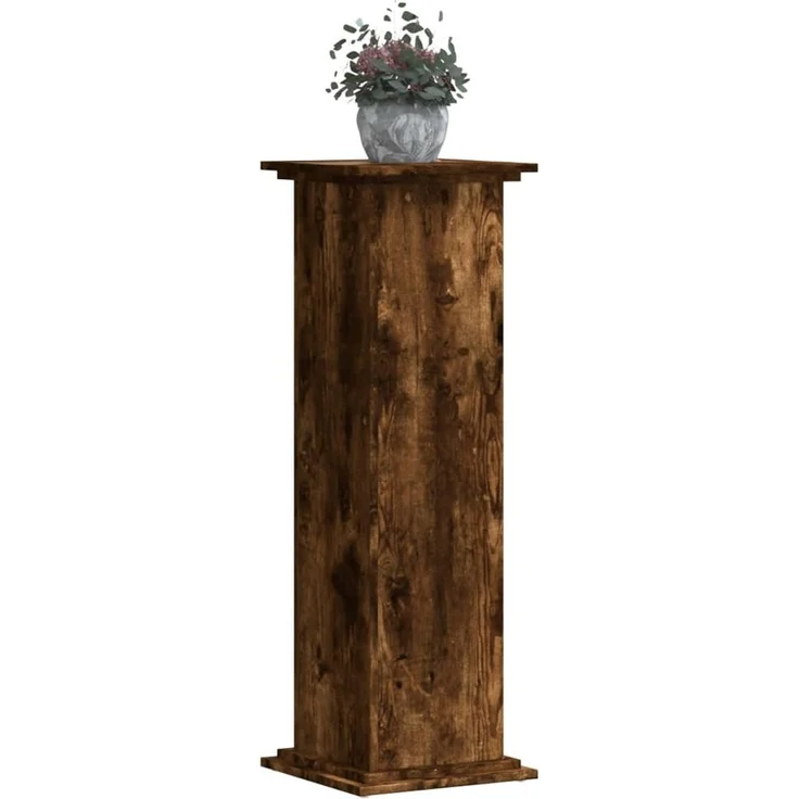 vidaXL Pflanzenständer Räuchereiche 33x33x100 cm Holzwerkstoff 852982 – Bild 2