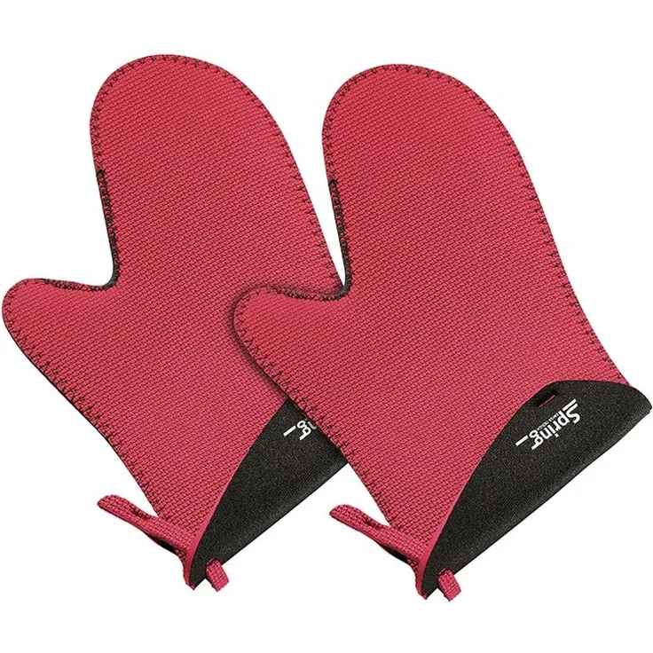 Spring Grips Handschuh kurz rot / schwarz 1 Paar