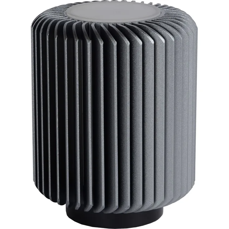LUCiDE Tischleuchte TURBIN DH 10.60x13.70 cm grau Tischlampe Klemmleuchte Schreibtischleuchte Schreibtischlampe