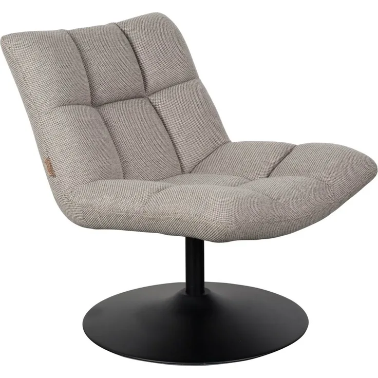 DutchBone Lounge Sessel BAR Stoff Hellgrau 66x81x78 cm