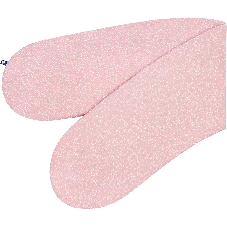 Julius Zöllner Jersey Stillkissen mit Perlenfüllung 190 Tiny Squares Blush