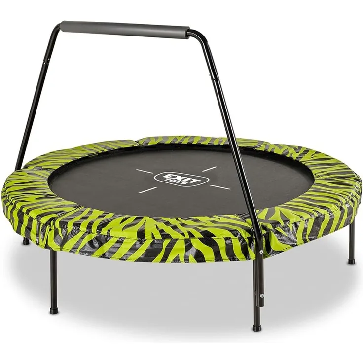 EXIT Trampolin Tiggy Junior Ø 140 cm lime + Griffstange